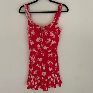 Parisian Works Red and Pink Dress